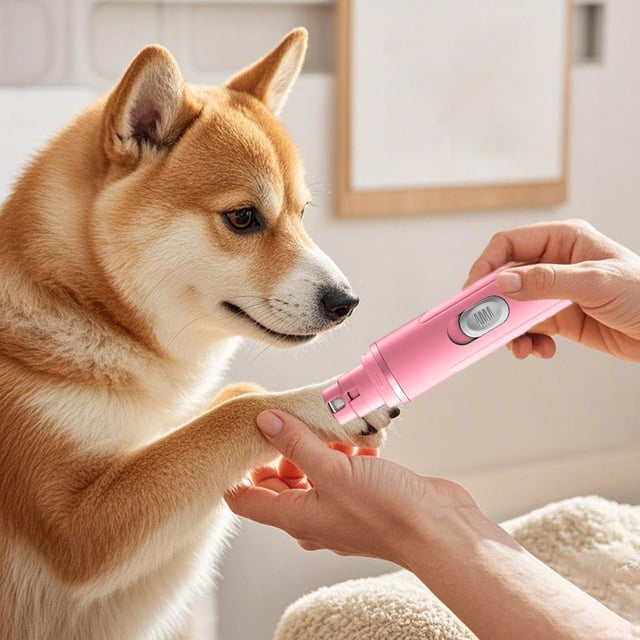 Dog Nail Grinder U Ltra Quiet Dog & Cat Nail Grinder Nail Trimmer For Small To Large Thick Nails And Sensitive