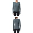 thumbnail image 3 of Hvobtty T-Shirt à Manches Longues Décontracté à Col Rond pour Femmes, Vêtements de Sport de Course à Manches Longues pour Femmes et Tenue de Yoga Respirante Sans Coutures, 3 of 3