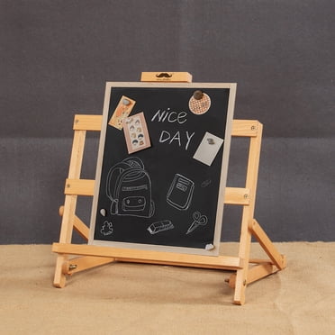 Chevalet de Bureau de Studio à Cadre en H, Chevalet de Table en Bois de Hêtre Ajustable pour Peinture sur Toile, Tient une Toile jusqu'à 21 Pouces