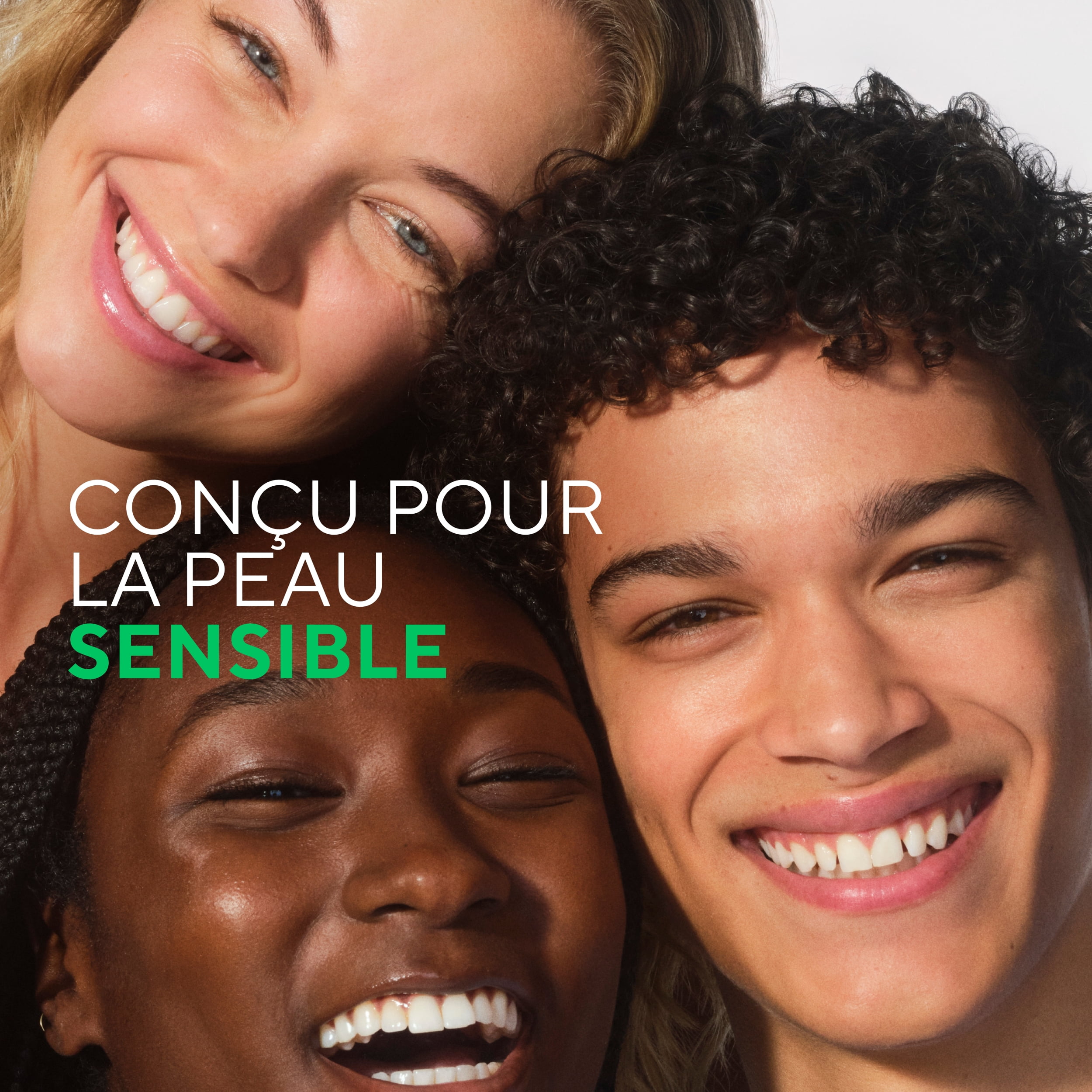 Nettoyant doux pour le visage Native pour peau sensible, sans parfum, sans sulfate, avec vitamine B3 et aloès, testé dermatologiquement, 370 mL