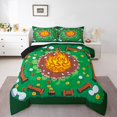 thumbnail image 2 of Erosebridal Happy Caming Bedding Full Comforter Set, Jungle Wood Down Comforter, Adventure Theme Decor, Reversible 3pcs, 2 of 7