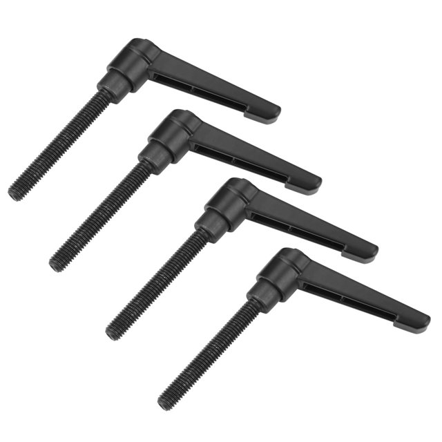 PCS Zinc Alloy Machine Knobs Adjustable Fixing Handle With Exquisite Workmanship,M8 Male Thread,for Machine Tool,Welding Equipment,Black