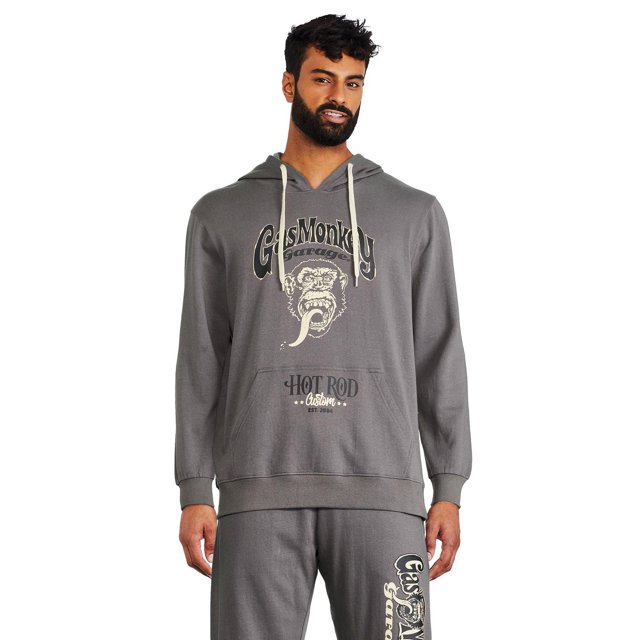 Haut à capuchon en molleton Gas Monkey Garage pour hommes