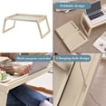thumbnail image 4 of Plastic Folding Table for Bed and Sofa Use, Portable Laptop Desk with Foldable Legs, Ideal for Studying, Working, and Eating, Multi-Functional and Space-Saving, 4 of 9