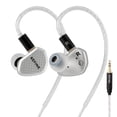 thumbnail image 1 of Kefine Klean SV Moniteur Hi-Fi Intra-Auriculaire, Écouteurs de Jeu Filaires, Haut-Parleur Dynamique à Diaphragme DLC 10 mm, Écouteurs Filaires, Embouts de Réglage Interchangeables, IEM Hi-Fi pour Audiophile, Musicien&Jeu (Argent, 3,5 mm), 1 of 8