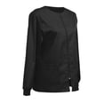 thumbnail image 3 of Veste d'Uniforme pour Femmes, Veste de Travail à Fermeture Éclair devant, Veste d'Échauffement, 3 of 4