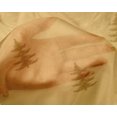 thumbnail image 3 of oneOone Silk Tabby Fabric Christmas Tree Ikat Print Fabric By Yard 42 Inch Wide, 3 of 3