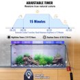 thumbnail image 4 of VEVOR Aquarium Light 18W Full Spectrum Aquarium LED Lights for 24"-30" Fish Tank, 4 of 9