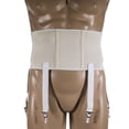 thumbnail image 4 of Truform Heavy Weight Garter Belt, White, Medium-Large, 4 of 6