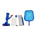 thumbnail image 2 of TopLLC Portable Swimming Pool Vacuum Cleaner Leaf Rake Mesh Frame Net Skimmer Cleaner Swimming Pool Tool With 5 Assembly Rods, 2 of 9