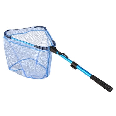 Amdohai Filet de Pêche Pliable à 2 Sections, Télescopique, Pliant, Filet de Débarquement pour la Pêche à la Mouche, Prise et Remise à L\'eau