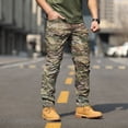 thumbnail image 1 of Men’s Cargo Pants Practical Workwear for Outdoor Activities Product Title Men’s Overalls Pants Pants Outdoor Elastic Loose Soft Pants Spring And Autumn Pants, 1 of 2