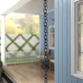 thumbnail image 3 of Monarch Aluminum Ring Rain Chain,8-1/2 Feet Length (Flat Black Powder Coated), 3 of 9