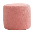thumbnail image 4 of Foot Rest Stool Stylish Ottoman Footstools Ottomans for Home Bedside Doorway Pink, 4 of 8