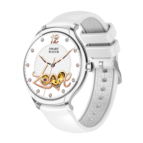 Riwcyla KT67 Female Smart Sports Watch 1.39'' 360*360 TFT Full,touch Screen Call FitnessHealth Monitoring Menstrual Cycle Reminder Compatible with Android iOS