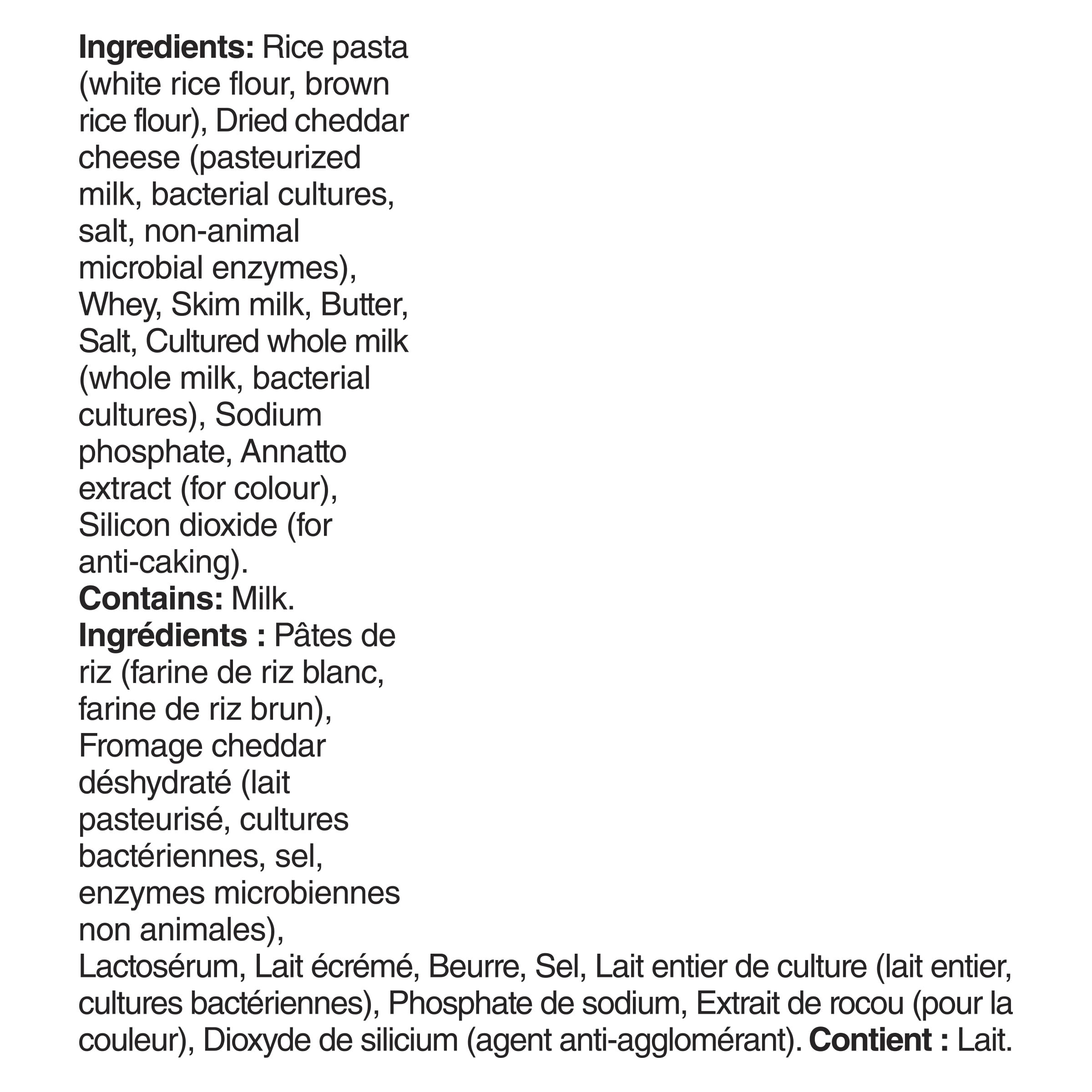 Annie's Homegrown Macaroni au Fromage, Pâtes de Riz, Sans Gluten, 170 g, 3 portions