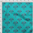 thumbnail image 3 of oneOone Cotton Cambric Fabric Bird & Tree Block Print Fabric BTY 56 Inch Wide, 3 of 4