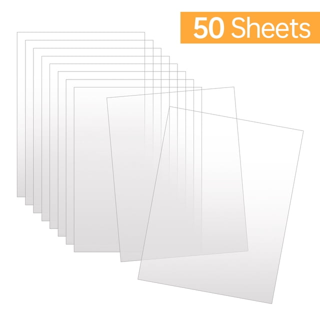 Feuille de Plastique Flexible Transparent en PVC Clair pour Projets d'Affichage DIY