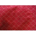 thumbnail image 4 of oneOone Cotton Silk Red Fabric Geometric Bandhani Craft Projects Decor Fabric Printed By The Yard 42 Inch Wide, 4 of 4