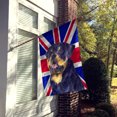 thumbnail image 2 of Carolines Treasures SS4966CHF Rottweiler avec Drapeau Britannique Union Jack en Toile Taille Maison, 2 of 4