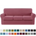 thumbnail image 1 of CHUN YI Sofa Cover with Separate Cushion Slipcover Stretch Checks, 1 of 7
