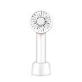thumbnail image 2 of Handheld Fan Adjustable Rechargeable Portable Cooling Device Travel Battery Operated Outdoor Brushless Plastic Cooler Gift White Without Light, 2 of 9