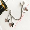 thumbnail image 5 of Pierced One- Ear Double Clip Earrings Single Chain EarringsThe Best Gift for A Loved One, 5 of 5
