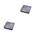 thumbnail image 1 of QualitChoice Home Hotel Felt Keys Tapes Phone Watch Storage Box Living Room Drawer Pens Remotes Jewellery Organizer Container Dark Grey Light Grey 2PCS, 1 of 6