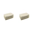thumbnail image 3 of Maytalsory 3pack/lot Durable Under Bed Storage Drawers Non-woven Fabric Storage Solution For Bedding Keeping White 2Set, 3 of 6