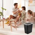 thumbnail image 1 of Hbdhejl Dustbin With Lid 13 Litre Dustbin With Gland Lid Dustbin Plastic Dustbin Bathroom Dustbin Kitchen Bedroom, 1 of 4