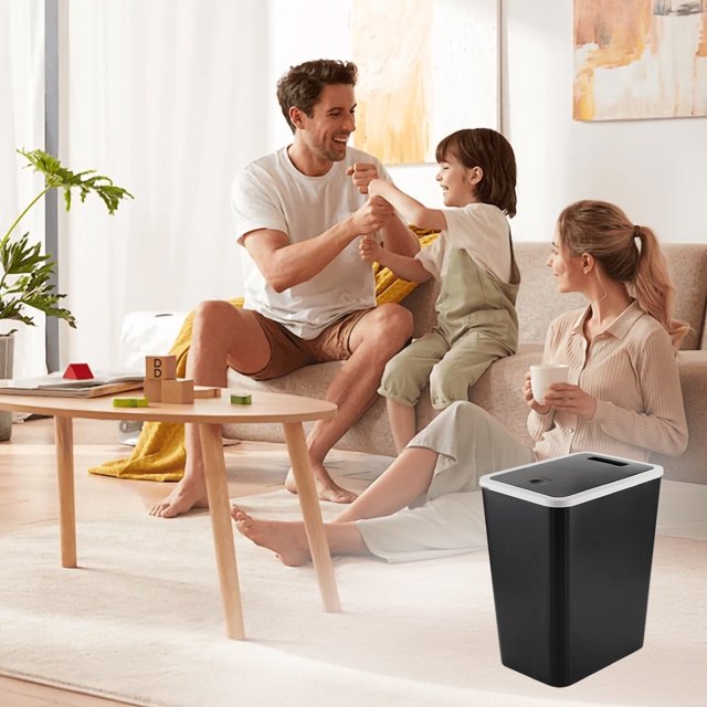 Hbdhejl Dustbin With Lid 13 Litre Dustbin With Gland Lid Dustbin Plastic Dustbin Bathroom Dustbin Kitchen Bedroom