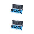 thumbnail image 3 of Thinsony 10x Toolbox With Threading Removed Tool Set Black Antioxidant Screw Remover 2Set, 3 of 5