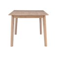 thumbnail image 4 of Linon Miles Midcentury Dining Table in Natural Brown Stained Wood, 4 of 7