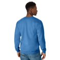 thumbnail image 2 of Hanes Mens EcoSmart Fleece Crewneck Sweatshirt, L, Denim Blue, 2 of 7