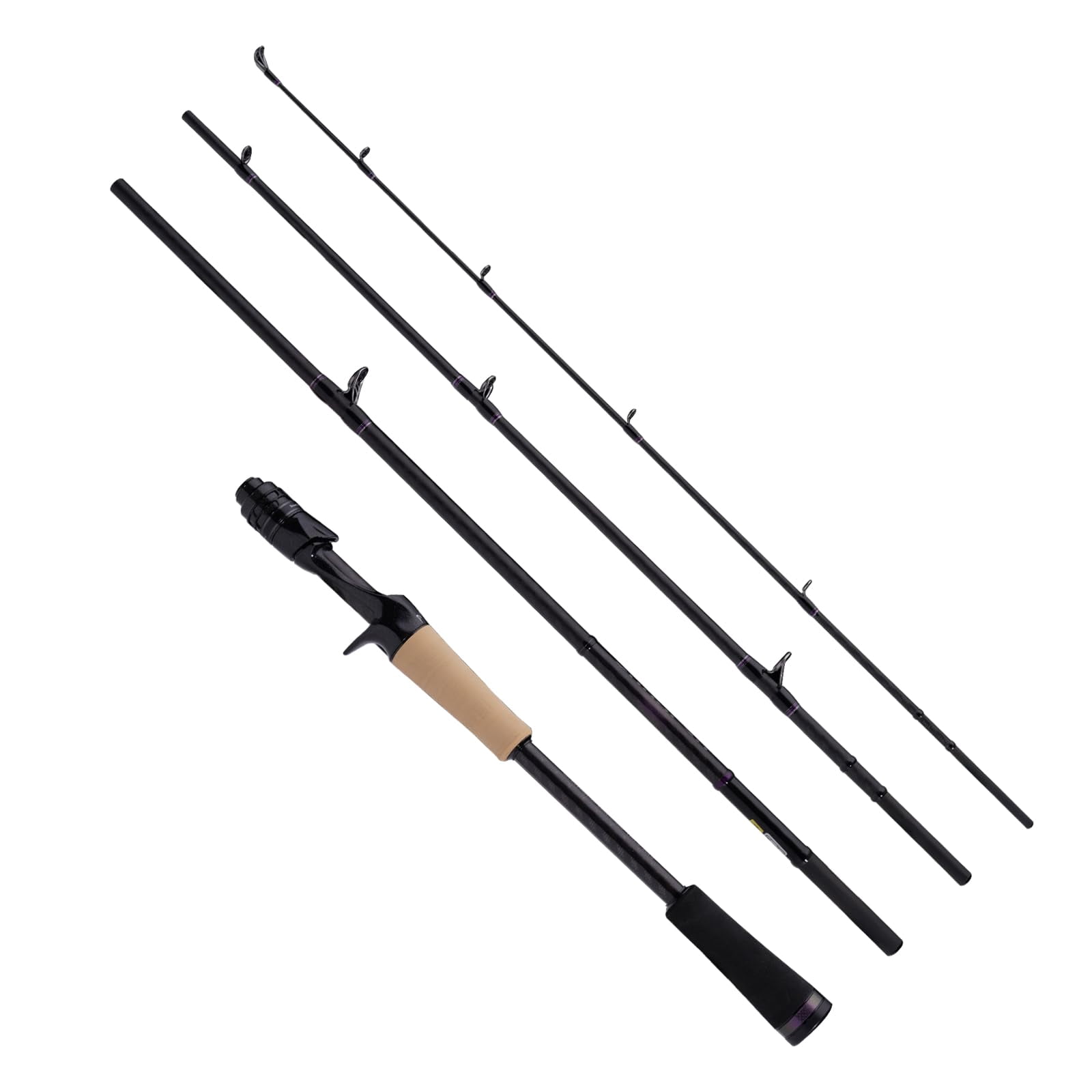 PURELURE SHARPEN Portable Casting Rod 5 Piece, 7'6''-8' Adjustable