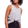 thumbnail image 1 of Free People Débardeur Évasé le Plus Confortable pour Femmes, Gris, Moyen, 1 of 7