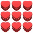 thumbnail image 1 of 10Pcs Heart Shaped Candy Box Valentines Day Gift Packing Box Small Chocolate Container, 1 of 5