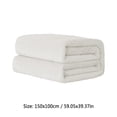 thumbnail image 3 of Solid Color Flannel Blanket Gift Gift Velvet Conditioning Blanket Casual Cover Blanket Solid Color Blanket 59.05x39.37 Inches, 3 of 7