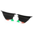 thumbnail image 2 of Motorcycle Winglet, Abrasion Resistant Direct Replacement Waterproof Motorcycle Side Spoiler  For Motorcycle Black,Matte Carbon Fiber Style,Bright Marble Style,Glossy Carbon Fiber, 2 of 8
