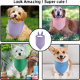 thumbnail image 5 of Dog Bandanas Washable Cotton Triangle Dog Scarfs Reversible Cotton Scarf for Small Medium Large Pets, 5 of 5