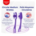 thumbnail image 3 of Colgate Extra Clean Full Head Toothbrush, Medium - 6 Count, 3 of 6