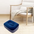 thumbnail image 4 of Inflatable Foot Rest Under Desk Curve Footrest for Study Gaming Desk Gray Blue, 4 of 8