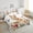 White Brown, variant on Erosebridal Gnome Print Comforter Sets , Easter Eggs Comforters & Duvets, Bunnies Carrot Reversible Duvet Insert, Breathable Bedroom Decor, 2 Pieces