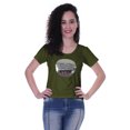 thumbnail image 1 of Moomaya T-shirt à Manches Courtes pour Femmes avec Col Rond, Écusson à Paillettes, Coupe Décontractée - 5K, 1 of 7