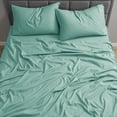 thumbnail image 3 of Nestl Full Sheet Set, 1800 Series Microfiber Deep Pocket 4 Piece Bed Sheet Set, 3 of 8