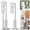 singlepole, variant on EIGTHTAIL Free Standing Toilet Paper Holder Stand Brushed Nickel Toilet Roll Stand Bathroom Tissue Rack with Storage Reserves 5 Mega Rolls