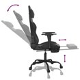 thumbnail image 5 of vidaXL Gaming Chair with Footrest Black Faux Leather, 5 of 5