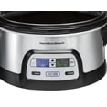 thumbnail image 4 of Hamilton Beach 6-Quart Programmable FlexCook™ Slow Cooker with Locking Lid, 4 of 7