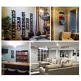 thumbnail image 3 of Sorbus 2-Pack Wall Mount Wine Rack, Multi-Level Holder for 9 Bottles Each, Total 18 Bottles, 3 of 6