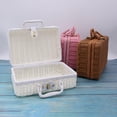 thumbnail image 3 of Vintage Rattan Woven Storage Case Makeup Holder Suitcase Sundries Organizer Box, 3 of 6